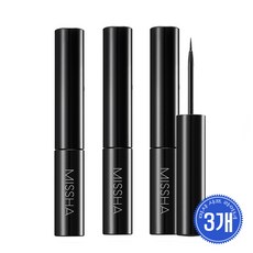 미샤 리퀴드 샤프 아이라이너 6g, 블랙, 3개