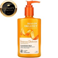 아발론 오가닉스 인텐스 디펜스 위드 비타민 C 클렌징 밀크 251ml, 수량: 1　　　　　(상품코드981p)