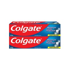 콜게이트 플루오라이드 치약 그레이트 레귤러 플레버, 250g, 2개