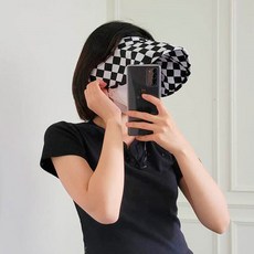 체커보드머리띠