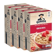 Quaker - Oatmeal 퀘이커 오리지날 오트밀 28g 12개입 4팩