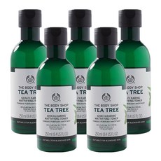 영국발송 더바디샵 티트리 스킨 클리어링 매티파잉 토너 250ml 5개 The Body Shop Tea Tree Toner