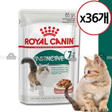 로얄캐닌 습식파우치 인스팅티브7+ 그레이비 85g*36개, 85g, 36개