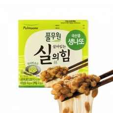 [생산직송] 풀무원 국산콩 와사비 생나또 24팩(2팩x12개)살아있는 실의 힘, 12개, 89g