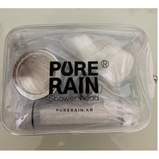 퓨어레인 미니 여행용 샤워기 휴대용 필터 샤워 헤드 세트