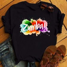 줌바댄스복 ZUMBA 티셔츠 방송댄스복 에어로빅복 줌바댄스 라인 트레이닝 웨어