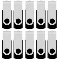 Aiibe 아이베 도매 벌크 플래시 드라이브 8GB 8G USB 50 팩 2.0 엄지 드라이브 블랙, 8GB 미국직구, 50팩, 50개