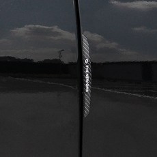 스타 르노코리아 QM6 전용 문콕 긁힘방지 카본 도어가드 익스테리어 악세사리 몰딩, 레드카본(4P), 4개