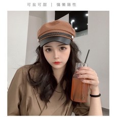 DOVELY 여성 마도로스캡 해군모자 팔각모 금장 은장 헌팅캡 BM-000074300