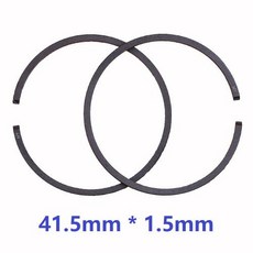 2PCS TH43 피스톤 링 415MM 15MM 가와사키 TH430 용 KBH43 실린더 2 스트로크 트리머 KAAZ ZYLINDER KOLBEN 기타 정원 도구, 2개
