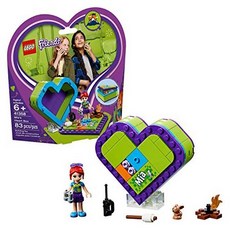 레고 Friends Mia’s Heart Box 41358 Building Kit (83 Pieces), One Color