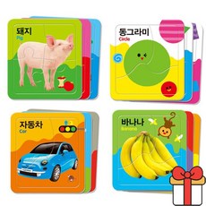 애플비 첫퍼즐 4종세트, 1세트, 5피스 1세트, 5피스