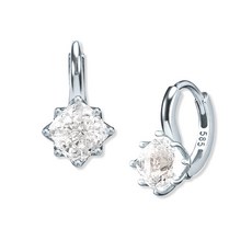 18k화이트골드귀걸이