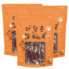 더담은 일키로 오리스틱껌 1kg x 3개 강아지간식 애견간식