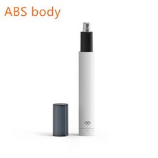 제거기 무선 콧털 코털 만능 면도기 XIAOMIMIJIA 휴대용 전기 코 털 트리머 HN1 HN3 방수 클리너 퍼스널 케어 깎기 클리퍼, 흰색 복근, 흰색 복근, White ABS