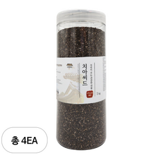 건강곡간 치아씨드 통, 4개, 1kg