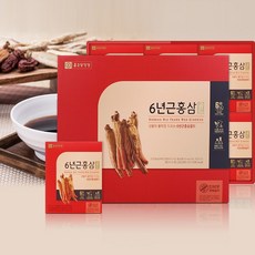종근당건강 6년근 홍삼 골드 홍삼 농축액 하루한팩 선물용 쇼핑백제공, 4.8L, 1박스