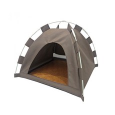 애완용텐트 새끼 휴대용 소파 쿠션 방수 텐트 둥지 수면 가구 바구니 야외, 35X35X30CM, COFFEES, 1개