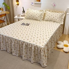 꽃무늬치마침대커버