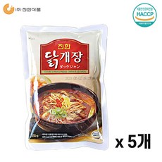 V 진한식품 닭개장 550g 5개 / 즉석 국 탕 요리 닭고기 간편식 조리식품