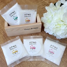순진무구 입욕제 여행용 25g 5종 파우치 소팩 가루입욕제 버블바스 반신욕 선물세트 증정용 유아입욕제 목욕용품 거품입욕제 천연입욕제 거품목욕, 여행용25g 5종+화이트파우치