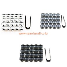 20pcslot 휠 러그 볼트 센터 너트 커버 뚜껑 321601173a a4 q5 제타 골프 스코다 좌석 17mm 육각 볼트[자동차용품1710], BLACK