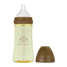 그로미미 젖병 300ml, 골드브라운, 노꼭지