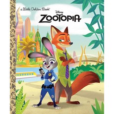 Zootopia Little 골드en 북 하드cover