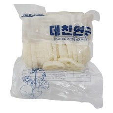 데친연근