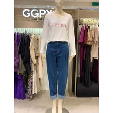 [현대백화점]GGPX New. 로마네 꽁띠 배기핏 데님팬츠 (RKC8DP803F)