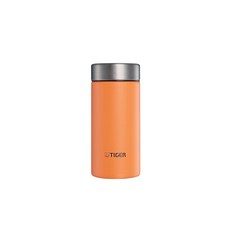 WEB 타이거보온병(TIGER) 물병 200ml 백탕OK 스크류 스테인리스 보틀 컴팩트하고 휴대하기 편리 진공 단열 머그 보온보냉 텀블러이용가 오렌지 MMP-N020D, 1개