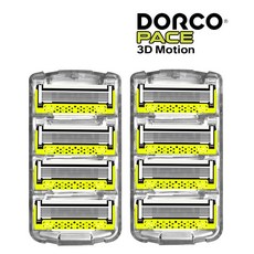 도루코 페이스 3D 모션 7중 면도날, 8개입, 1개