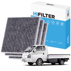 하이필터 현대 자동차 포터2 활성탄 에어컨필터, 3개, 포터2 EV HI-F106