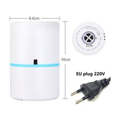 진공 백 펌프 미니 진공기 기계 의류 정리함 공간 절약, 3) EU 220v plug White, 1개