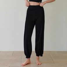 콘치웨어 여성용 요가 라이크 핀턱팬츠