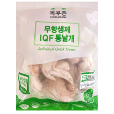 목우촌 무항생제 IQF 통날개(냉동), 1개