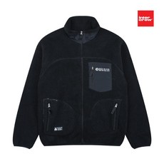 인터크루 인터크루 공용 하이넥 우븐포켓 양털 점퍼_블랙_ITT4DC44ABK_FW