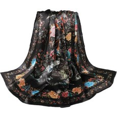 MEISEE 100% Pure Mulberry 실크 스카프 43”*43” 라지 스퀘어 경량 헤드 여성 헤어 Wraps 숄 선물 Packed