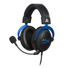 HyperX [독일]인라인 오디오 제어 기능이있는 PS4 용 PS4 게임용 헤드폰 용 HyperX HX-HSCLS-BL 클라우드-28054, 02.ChargePlay Duo 충, 단일옵션
