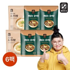 해화당 (m) [해화당] 이영자 뼈없는 갈비탕 4팩 + 도가니탕 2팩 (총 6팩), 1개, 900g