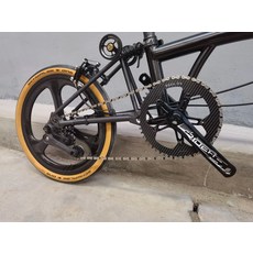 브롬톤자전거 TiAtom 티타늄 접이식 자전거 Brompton 모델 3 속도 7.2kg