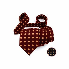 패션넥타이 계란빵 레드 울모직 넥타이