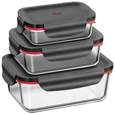 Silit Storio 22632711 다기능 저장 용기 [3 개 세트], One Color_Set 3-teilig, One Color, 상세 설명 참조0