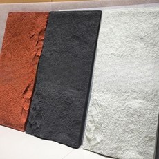 돌무늬 아트월 PU 벽판넬 디자인 시트지 매장 인공스톤 마감재 타일, 06. 시멘트 그레이 1200x600mm