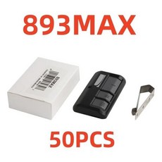 리모컨 차고 문짝 오프너 보안 2.0 노란색 단추 송신기 893MAX 891LM, 05 50 PCS