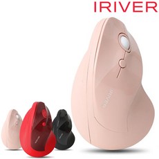 아이리버 EQwea-EV1 인체공학 버티컬 무선 마우스, 핑크, 아이리버 EV-1