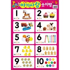 아기사랑 숫자방(벽보), 은하수미디어