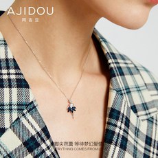 AJIDOU 주 육 복 얼 리 잎 순금 목걸이 펜던트 가격 AB 06365 약 6g 40 + 5cm