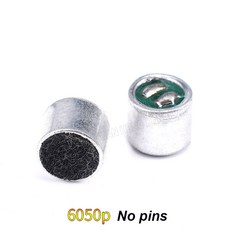 5PCS Mi 헤드 6050 6*5mm 7*9 6*2.2 콘덴서 일렉 트릿 마이크 4013 SMD 52DB 픽업 핀 포함/미포함/마이크, 03 6050p without pin, 1개