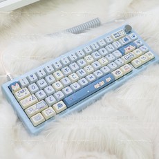 GMK67 기계식 키보드 개스킷 키트 블루투스 유선 핫스왑 가능 커스텀 입문용, 품번, (키트만)블랙GMK67핫스왑가능RGB, 그냥 키트(키캡 및 샤프트 없음)